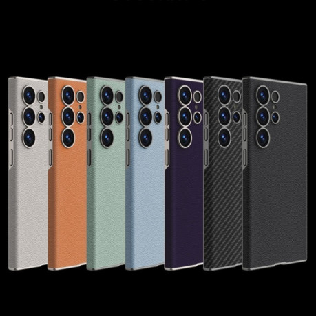 Чохол GKK Skin-feeling Leather для Samsung Galaxy S25 Ultra 5G - чорний