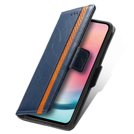 Чехол-книжка Dual-side Magnetic Buckle для Samsung Galaxy S25+ 5G - синий