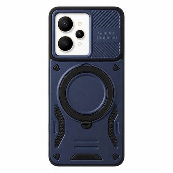 Чохол Escase MagSafe з поворотним тримачем для Realme 15 5G / 15 Pro 5G — синій