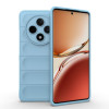 Силіконовий чохол Magic Flannel для OPPO A3 Pro 5G - блакитний