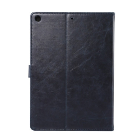 Шкіряний чохол-книжка ENKAY Stand Folio Cover на iPad 9/8/7 10.2 (2019/2020/2021)- темно-синій