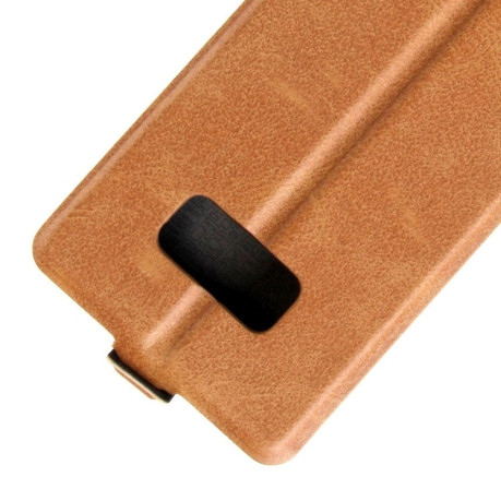 Кожаный флип-чехол на Samsung Galaxy S8/G950-коричневый