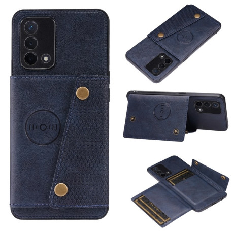 Протиударний чохол Double Buckle для OPPO A74 4G - синій