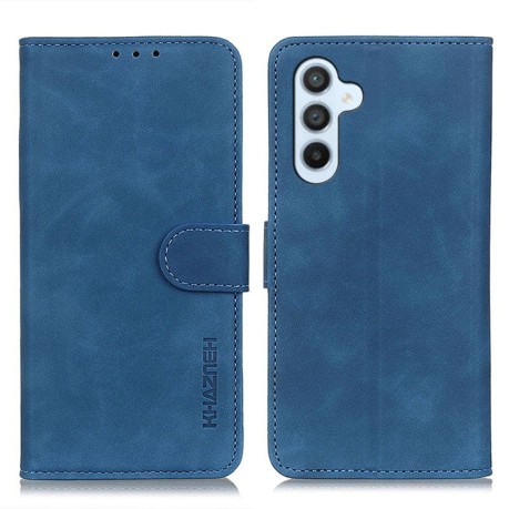 Чехол-книжка KHAZNEH Cowhide Texture на Samsung Galaxy M35 5G - синий