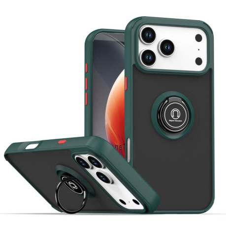 Противоударный чехол Q Shadow 1 Series для iPhone 17 Pro Max - зеленый