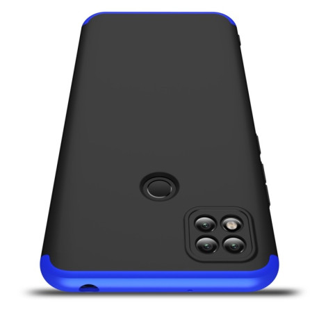 Противоударный чехол GKK Three Stage Splicing на Xiaomi Redmi 10A/9C - черно-синий