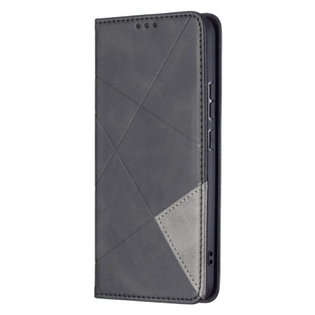 Чохол-книга Rhombus Texture для Samsung Galaxy S22 Plus 5G - чорний