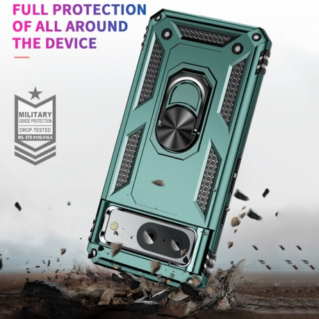 Протиударний чохол HMC 360 Degree Rotating Holder на Google Pixel 8a - зелений