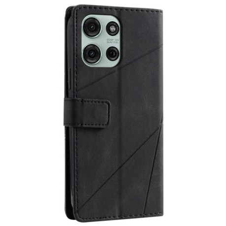 Чохол-книжка Skin Feel Splicing для Motorola Moto G75 5G - чорний