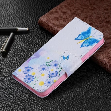 Чохол-книжка Colored Drawing Series на iPhone 13 Pro Max - Butterfly Love