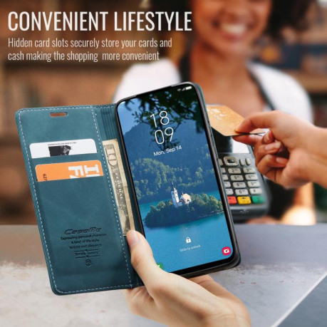 Чехол-книжка CaseMe-013 Multifunctional на Samsung Galaxy A56 - синий