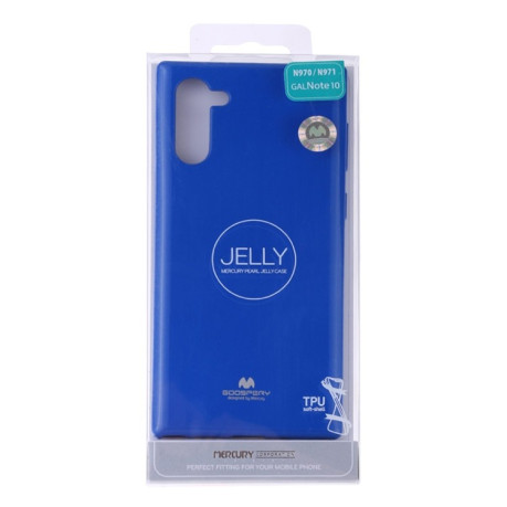 Чехол MERCURY GOOSPERY JELLY на Samsung Galaxy Note 10- синий
