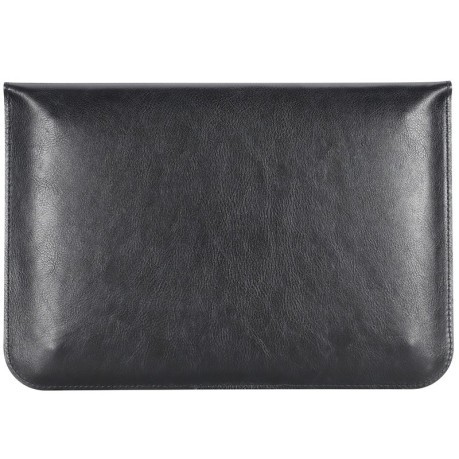 Кожаный Чехол Конверт Rock Sleeve Black для Macbook 12