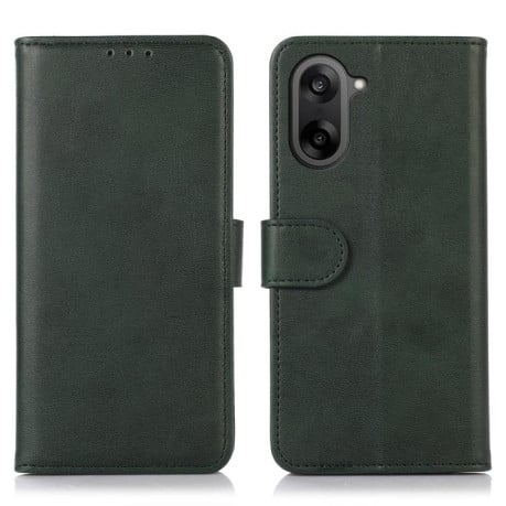 Чехол-книжка Cow Texture на OnePlus Nord CE5 / Ace 5 - зеленый
