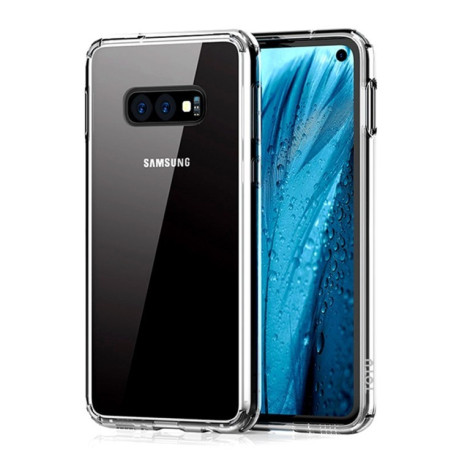 Прозрачный чехол TOTUDESIGN Fairy Series  на Samsung Galaxy S10 Plus- черная окантовка