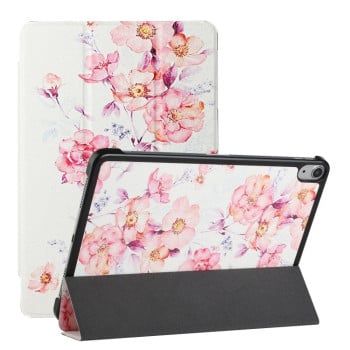 Чехол-книжка Silk Texture Colored Drawing для iPad mini 7/ mini 6 - Camellia