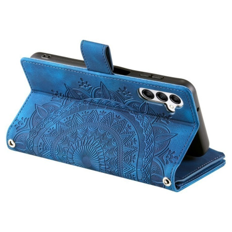 Чехол-книжка Multi-Card Totem Zipper Leather для Samsung Galaxy A36 - синий