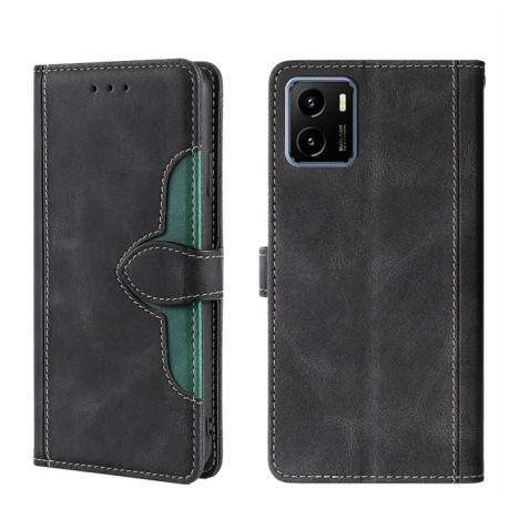Чохол-книжка Skin Feel Magnetic Buckle для Vivo Y15s Global - чорний