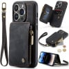 Чохол CaseMe C20 Multifunctional RFID Leather для iPhone 15 Pro Max - чорний