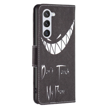 Чехол-книжка Colored Drawing Pattern для Samsung Galaxy S25 5G - Smirk