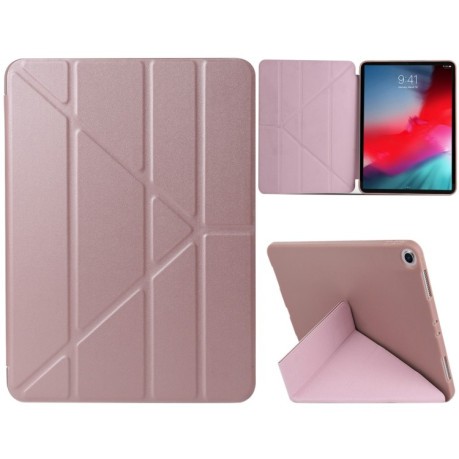 Чохол-книга Millet Texture Full Coverage на iPad Air (2019) / iPad Pro 10.5 - рожеве золото