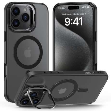 Чохол Tech-Protect MagStand MagSafe with Stand для iPhone 16 Pro Max - Semi-Transparent