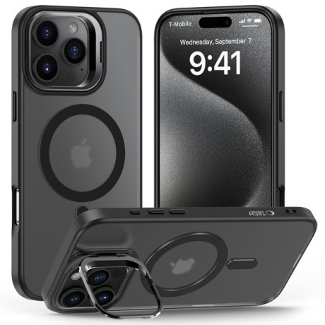 Чохол Tech-Protect MagStand MagSafe with Stand для iPhone 16 Pro - Semi-Transparent