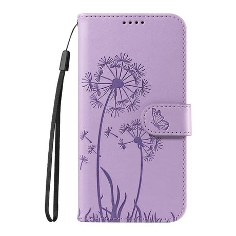 Чехол-книжка Dandelion Embossed Pattern Flip Leather для Xiaomi Redmi K90/Poco F8 Pro — фиолетовый