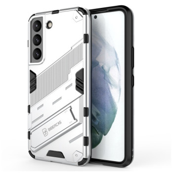 Протиударний чохол Punk Armor з підставкою на Samsung Galaxy S22 5G - білий