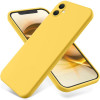 Силиконовый чехол Solid Color Liquid Silicone на Samsung Galaxy A05 - желтый