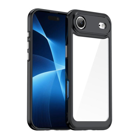 Противоударный чехол Colorful Acrylic Series для iPhone Air - черный