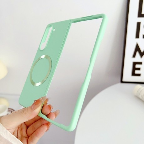 Протиударний чохол Skin Feel Magsafe Magnetic Samsung Galaxy Fold 5 - світло-зелений