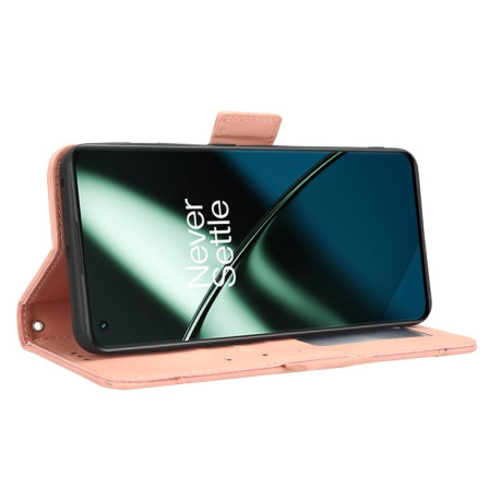 Чохол-книжка Skin Feel Calf на OnePlus 11R / Ace 2 - рожевий