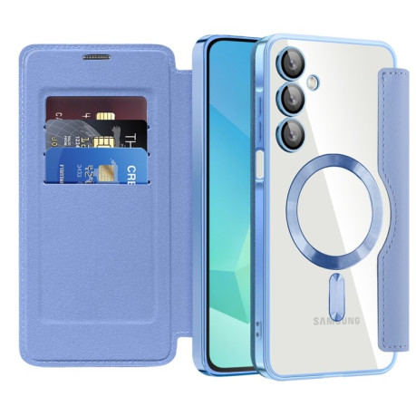 Чохол-книжка Shield MagSafe RFID Anti-theft Leather  для Samsung Galaxy A16 5G - синій