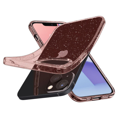 Оригінальний чохол Spigen Liquid Crystal на iPhone 13 Mini - Glitter Rose