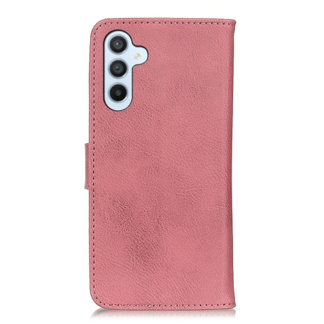 Чехол-книжка KHAZNEH Cowhide Texture на Samsung Galaxy A56 5G - розовый