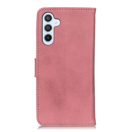 Чехол-книжка KHAZNEH Cowhide Texture на Samsung Galaxy M35 5G - розовый