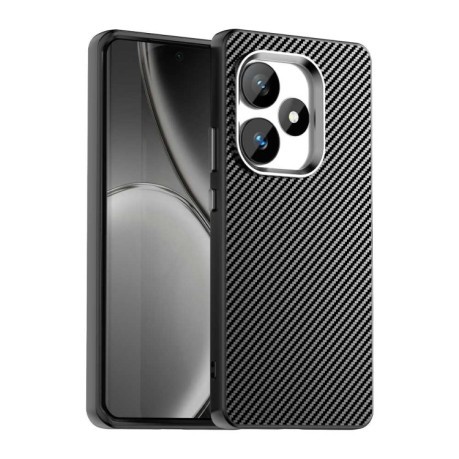 Ударозахисний чохол HMC Carbon Fiber Series IMD на Realme GT 6T - чорний