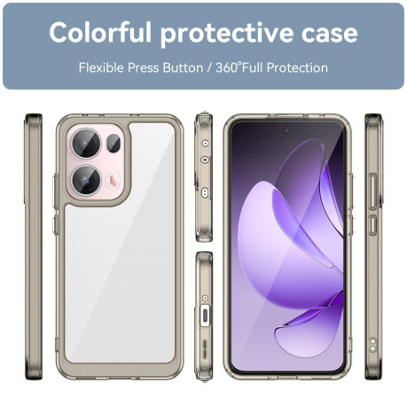 Протиударний чохол Colorful Acrylic Series для OPPO Reno13 Pro - сірий