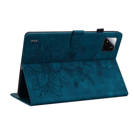 Чехол-книжка Lily Embossed Leather для Xiaomi Pad 7/Pad 7 Pro - синий