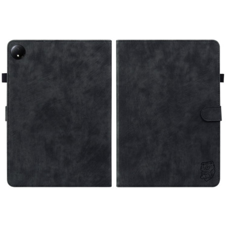 Чохол-книжка Embossed Tiger Pattern Leather для Xiaomi Redmi Pad SE 8.7 - чорний