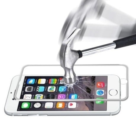 Защитное 3D Стекло на весь Экран Enkay 0.26mm 9H для iPhone 6 6s 0.26mm 9H Surface Hardness Titanium Alloy Серебристое
