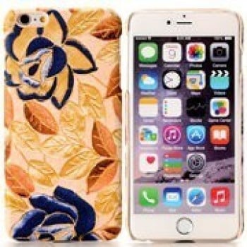 Пластиковый Чехол Cloth Texture Yellow для iPhone 6, 6S