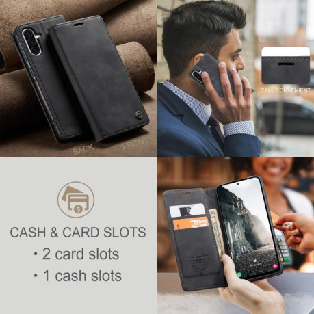 Чохол-книжка CaseMe-013 Multifunctional для Samsung Galaxy A56 - чорний