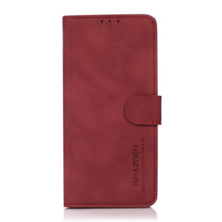 Чехол-книжка KHAZNEH Matte Texture для Xiaomi Redmi K50 Ultra/12T/12T Pro - красный