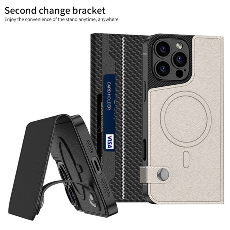 Чохол-книжка GKK Detachable Flip Leather MagSafe для iPhone 16 Pro Max - Gray