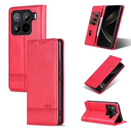 Чохол-книжка AZNS Magnetic Calf на  Xiaomi 15 Pro 5G - червоний