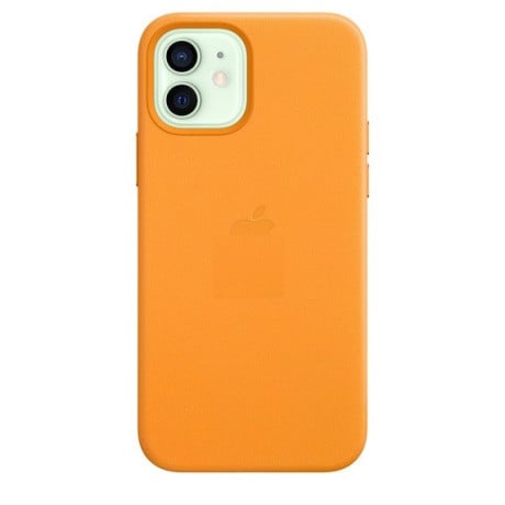 Шкіряний Чохол Leather Case MagSafe California Poppy для iPhone 12 Mini