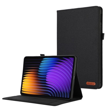 Чехол-книжка Fabric Leather для Xiaomi Pad 7 / 7 Pro - черный