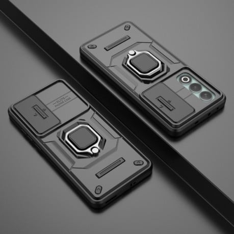 Противоударный чехол Sliding Camshield на OnePlus Nord CE4 5G Global - черный